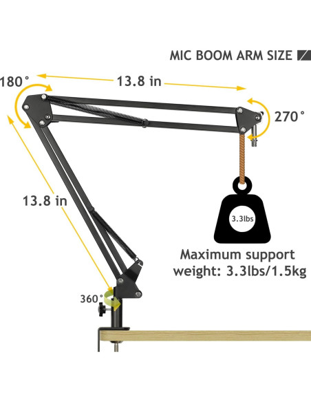 Soporte de Micrófono Ajustable Audio Technica AT2020 con Montura de Choque y Pantalla de Espuma Soporte de Micrófono Ajustable Audio Technica AT2020 con Montura de Choque y Pantalla de Espuma