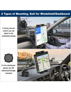Soporte para Tablet BAISHUN 360 para Coche y Camión 2