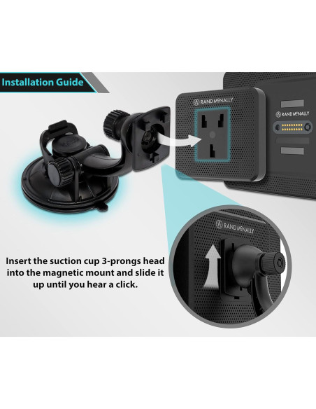 Soporte de Ventosa para Parabrisas Ramtech para Tabletas GPS Soporte de Ventosa para Parabrisas Ramtech para Tabletas GPS