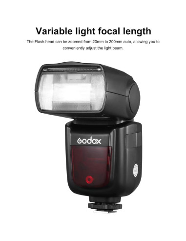 Flash Godox V860II-S TTL + Disparador XPro-S Inalámbrico