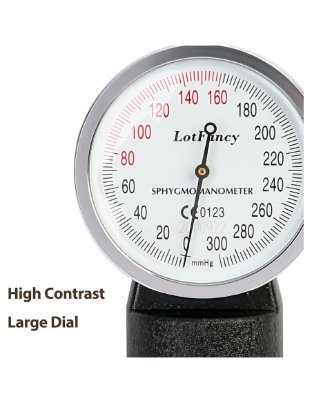 Esfigmomanómetro Aneroid LotFancy Pediátrico 18.3-26.7cm Esfigmomanómetro Aneroid LotFancy Pediátrico 18.3-26.7cm