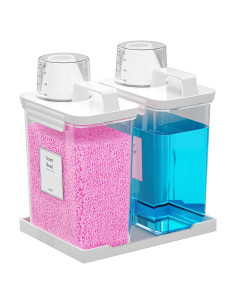 Dispensador de detergente Hordely 1.73L con bandeja 2Pack
