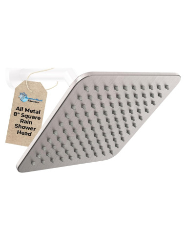 Cabezal de Ducha HammerHead Showers 20x20 cm Metal Niquelado