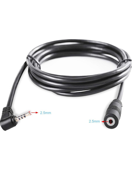 Cable de Extensión 2.5mm Pixelman 1.98m para Cámara de Reversa Cable de Extensión 2.5mm Pixelman 1.98m para Cámara de Reversa