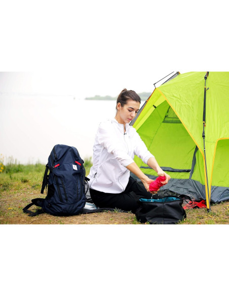 Mochila de Senderismo 4Monster Plegable 28L Azul Oscuro Mochila de Senderismo 4Monster Plegable 28L Azul Oscuro