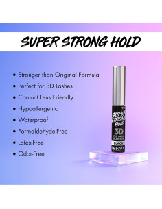 Adhesivo para Pestañas Postizas KISS 3D Negro Hipoalergénico 2