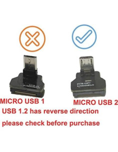 Cable FPC Micro USB 90 macho a hembra 5cm LIANG YUAN 2