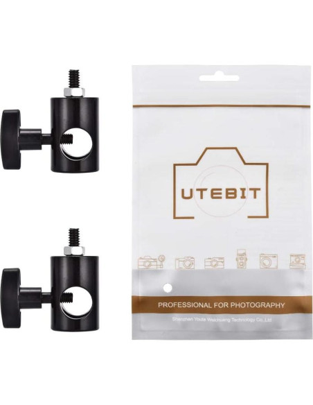 Adaptador Rápido UTEBIT 2PCS 1/4" para Soporte de Luz Adaptador Rápido UTEBIT 2PCS 1/4" para Soporte de Luz