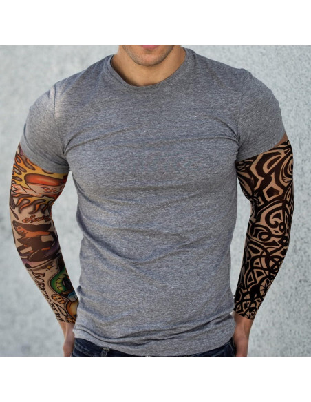 Mangas de Tatuaje Falsas YARIEW - 6 Piezas Unisex Protección Solar Mangas de Tatuaje Falsas YARIEW - 6 Piezas Unisex Protección Solar