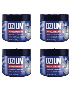 Gel Eliminador de Olores Ozium 127.57g Paquete de 4 Olor a Auto Nuevo