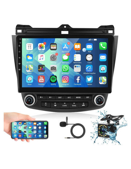 Estéreo de Coche Android Podofo para Honda Accord 2003-2007 10.1" HD Estéreo de Coche Android Podofo para Honda Accord 2003-2007 10.1" HD