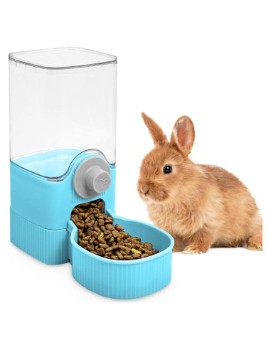 Dispensador de Comida para Conejos Fhiny 1200ml Colgante