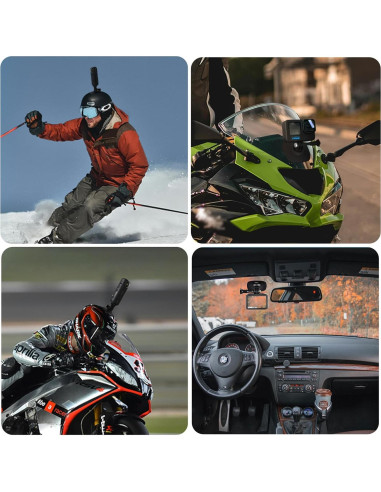 Soporte Vertical HSU para GoPro y Cámaras de Acción - Adaptador 1/4"-20