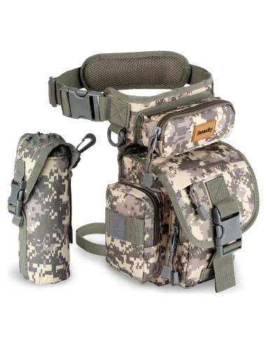 Bolsa de Pierna Jueachy para Hombres Impermeable 32x24cm