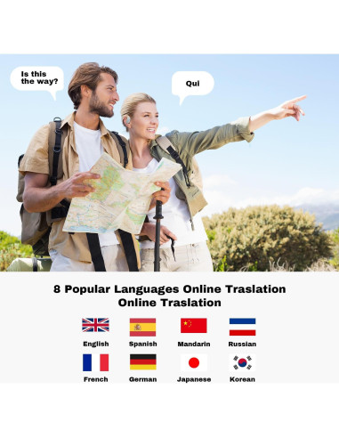 Auriculares Traductores AI SHENZHEN YYK-Q39 Bluetooth 5.4