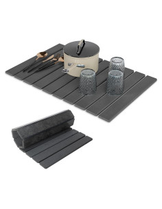 Alfombrilla de Secado de Platos Vorisebo 61x40.6cm Gris Oscuro