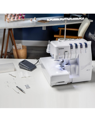 Overlock de Aire Brother AIR1800 con Enhebrado Automático