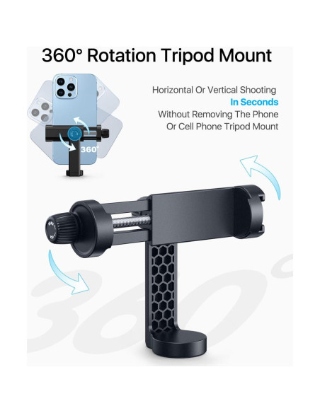 Soporte de trípode NEXBOOM para iPhone 67" (170 cm) con control remoto Soporte de trípode NEXBOOM para iPhone 67" (170 cm) con control remoto
