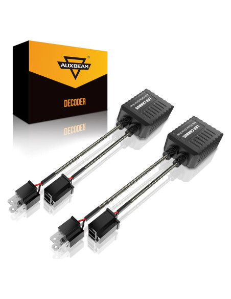 Decodificador Canbus Auxbeam C20 H4 60W 5A Pack de 2 Decodificador Canbus Auxbeam C20 H4 60W 5A Pack de 2