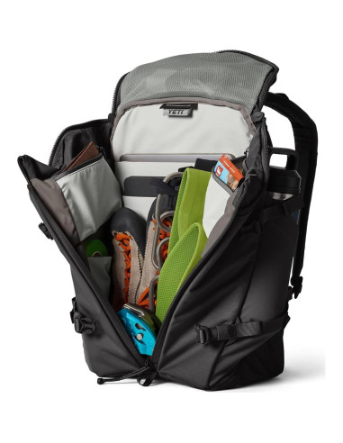 Mochila YETI Ranchero 22L Negra, Estructurada y Duradera