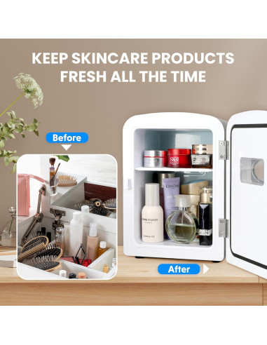 Mini Nevera Portátil Simple Deluxe 4L Ecológica Calentador y Enfriador