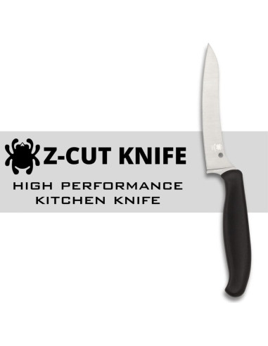 Cuchillo de Cocina Spyderco Z-Cut 11.18 cm Hoja Afilada Acero Inoxidable