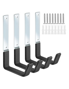 Ganchos de Pared TVKB para Garaje 4 Pack Alta Resistencia