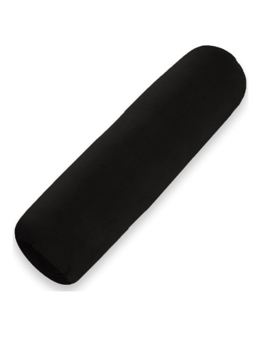 Almohada Cilíndrica 1 MIDDLE ONE 89x20 cm Negra con Funda Desmontable