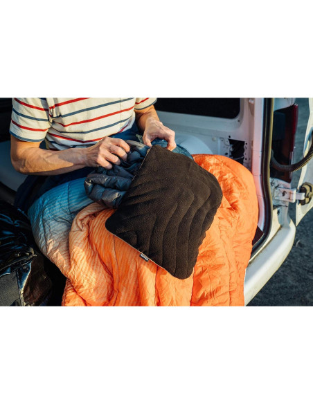 Funda de Almohada Rellenable Rumpl Negra | Ultra Suave y Lavable Funda de Almohada Rellenable Rumpl Negra | Ultra Suave y Lavable