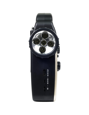 Linterna de Camping Kaito KA340 Solar Dynamo LED Radio Bluetooth