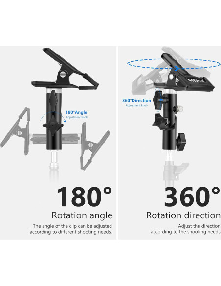 Soporte de Metal NEEWER para Reflector con Abrazadera 360 Soporte de Metal NEEWER para Reflector con Abrazadera 360