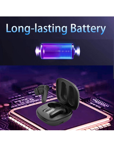 Auriculares Traductores Qvoyar Bluetooth 3 en 1 Negro