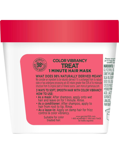 Mascarilla Garnier Fructis Color Vibrante 100 ml con Goji