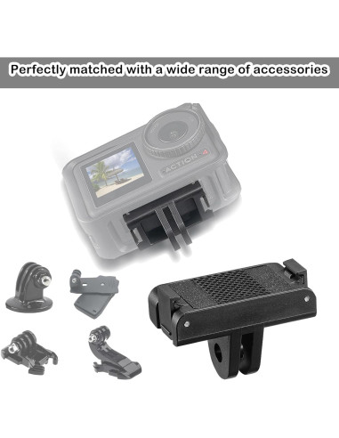 Adaptador Magnético PCTC para DJI Action 5 Pro/4/3 - Aluminio