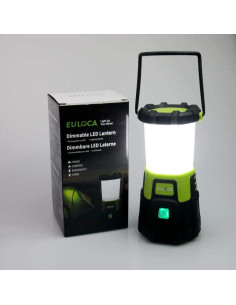 Linterna de Camping LED EULOCA EL-6016 1200lm Regulable IPX4 2