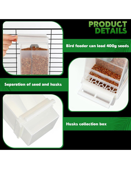 Comederos y Dispensadores de Agua Automáticos Yaomiao para Aves Comederos y Dispensadores de Agua Automáticos Yaomiao para Aves
