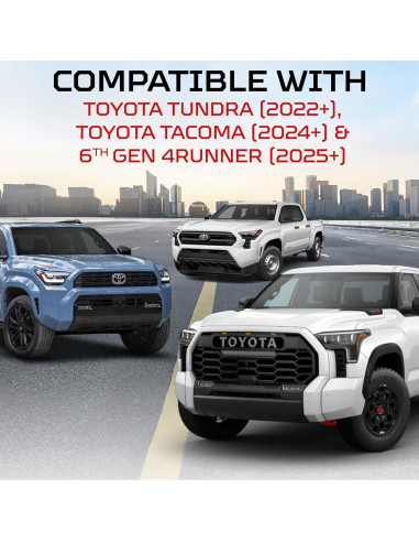 Cubiertas de Manijas de Puerta AJT DESIGN para Toyota Tundra, Tacoma y 4Runner - Verde Militar