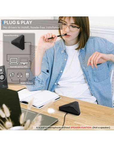 Micrófono USB CMTECK CM001 Omnidireccional para Conferencias