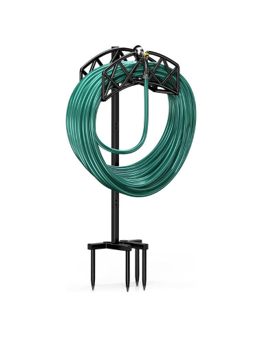 Soporte para Manguera de Jardín Winpull Metal Negro 2 Estilos