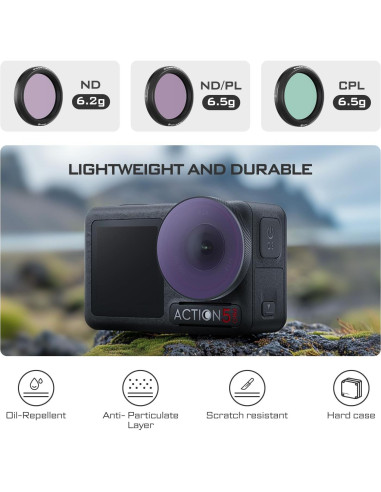 Filtro ND1000 Freewell para DJI Osmo Action 5 Pro/4/3