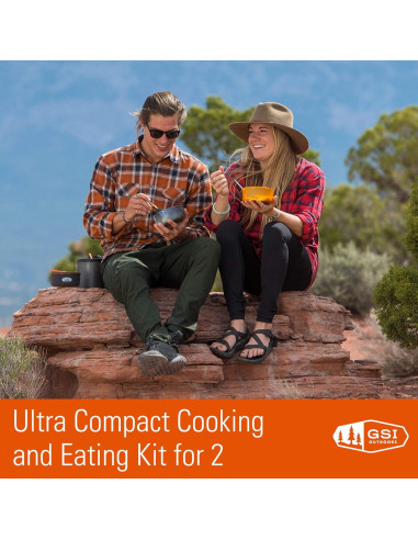 Juego de Cocina para Camping GSI Outdoors Pinnacle Dualist II