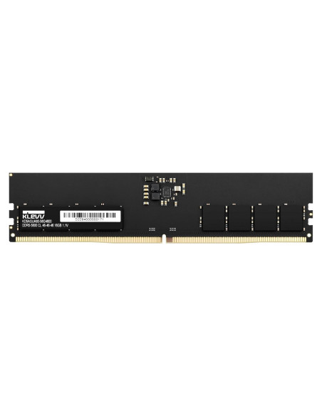 Memoria RAM KLEVV DDR5 16GB 5600MHz CL46 U-DIMM Negra Memoria RAM KLEVV DDR5 16GB 5600MHz CL46 U-DIMM Negra