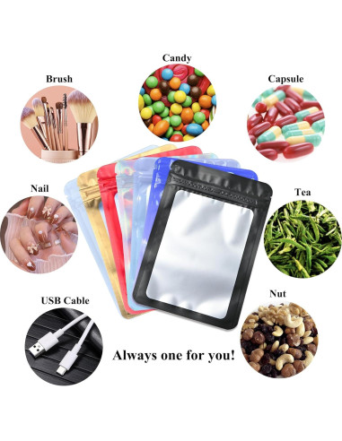 Bolsas de Almacenamiento Reutilizables Millefiore 100PCS 6.1x10.2cm