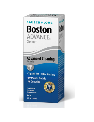 Boston ADVANCE Limpiador de Lentes RGP 29.57 ml - Paso 1