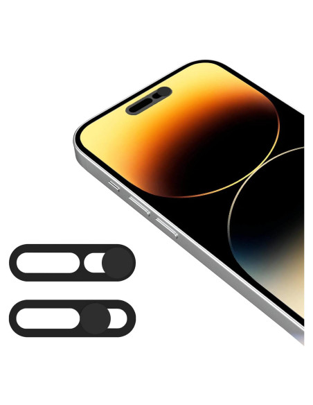 Cubierta de Cámara Frontal EYSOFT para iPhone 14 Pro/Max - Negro Cubierta de Cámara Frontal EYSOFT para iPhone 14 Pro/Max - Negro