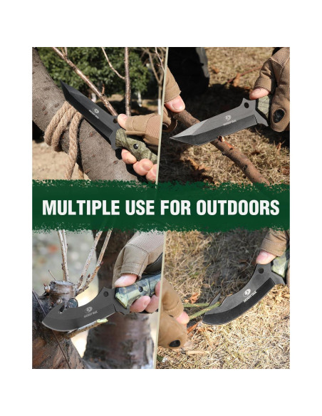 Juego de Cuchillos de Caza Mossy Oak - 2 Piezas, Funda Incluida Juego de Cuchillos de Caza Mossy Oak - 2 Piezas, Funda Incluida