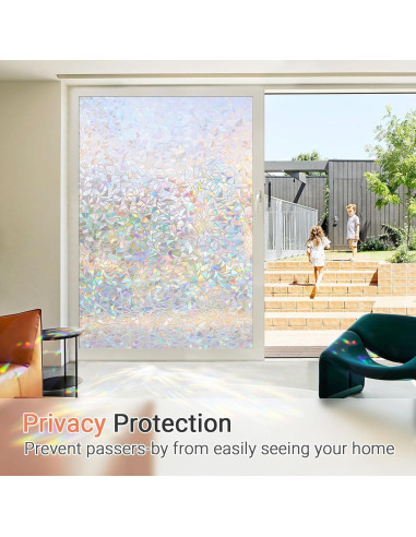 Película de Privacidad LUTE 30x200 cm Vinilo Estático UV