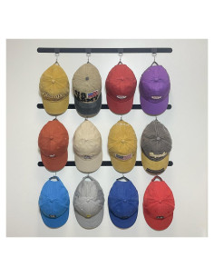 Organizador de Sombreros Adhesivo ETOWIFA - Soporte para 36 Gorras