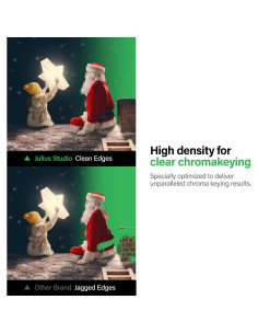 Pantalla de Fondo Verde Chromakey Julius Studio 1.52 x 3.05 m 2