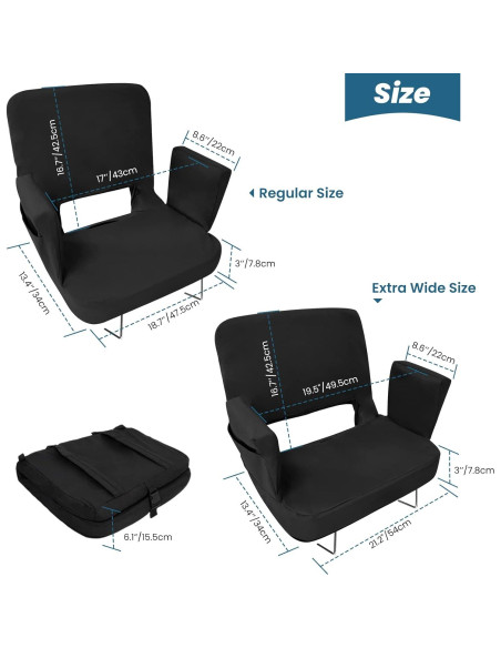 Asiento de Estadio TOPSKY XY-CR-693 con Respaldo Alto y 3 Inclinaciones Asiento de Estadio TOPSKY XY-CR-693 con Respaldo Alto y 3 Inclinaciones